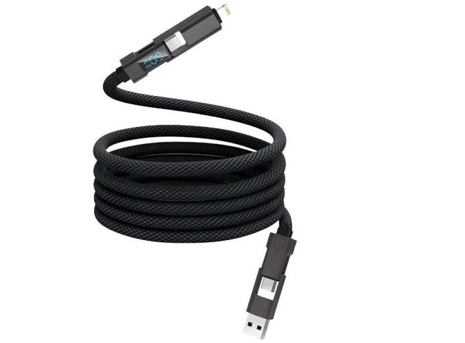 Cavo magnetico da 100 W con display SCX.design C57 FullGadgets.com