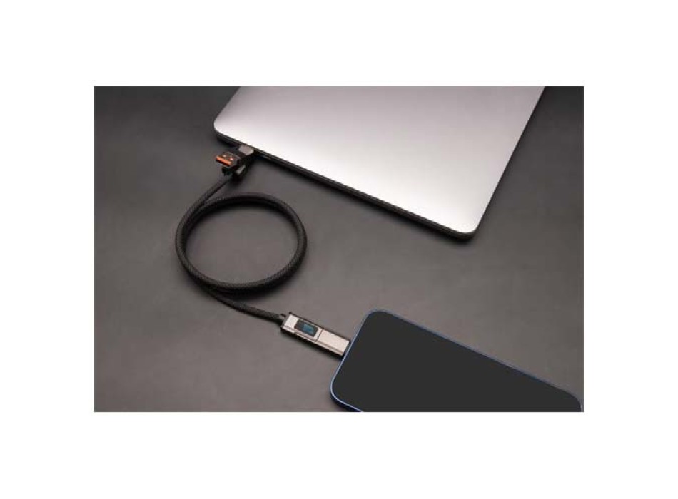 Cavo magnetico da 100 W con display SCX.design C57 FullGadgets.com