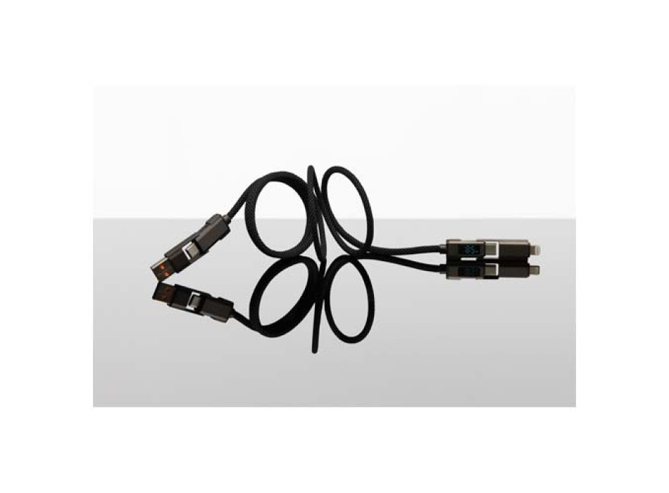 Cavo magnetico da 100 W con display SCX.design C57 FullGadgets.com