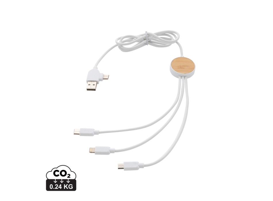 Cavo Ontario 6 in 1 in plastica riciclata RCS FullGadgets.com