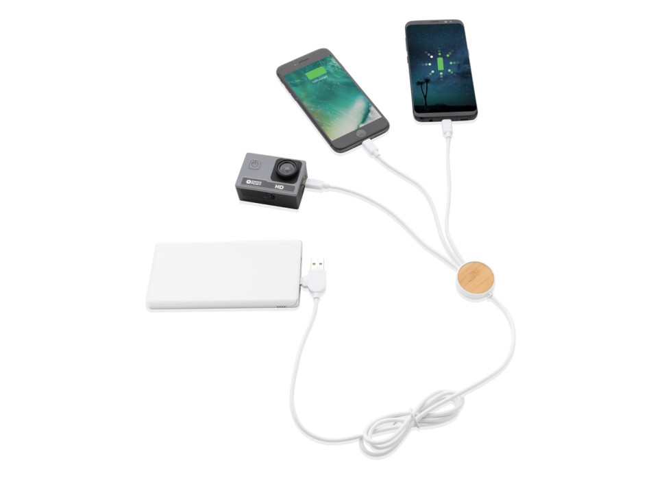 Cavo Ontario 6 in 1 in plastica riciclata RCS FullGadgets.com