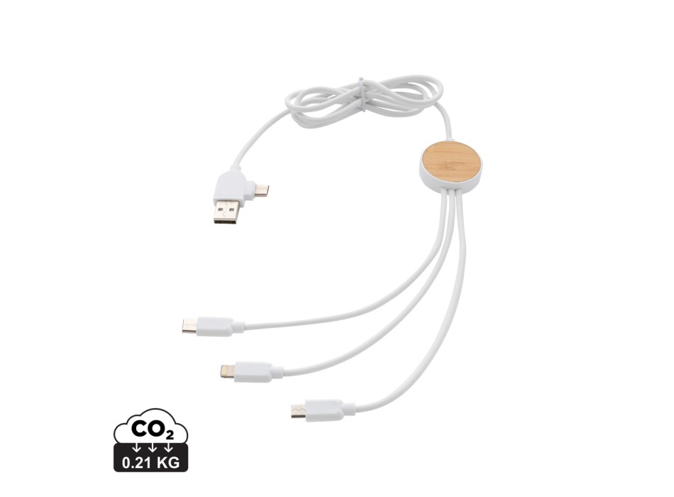 Cavo Ontario 6 in 1 in plastica riciclata RCS FullGadgets.com