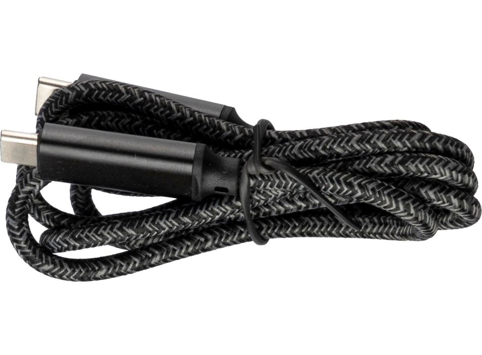 Cavo per la ricarica e trasferimento dati 65W in nylon Claudia FullGadgets.com