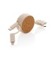 Cavo retrattile 6 in 1 in sughero e grano FullGadgets.com