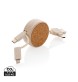 Cavo retrattile 6 in 1 in sughero e grano FullGadgets.com