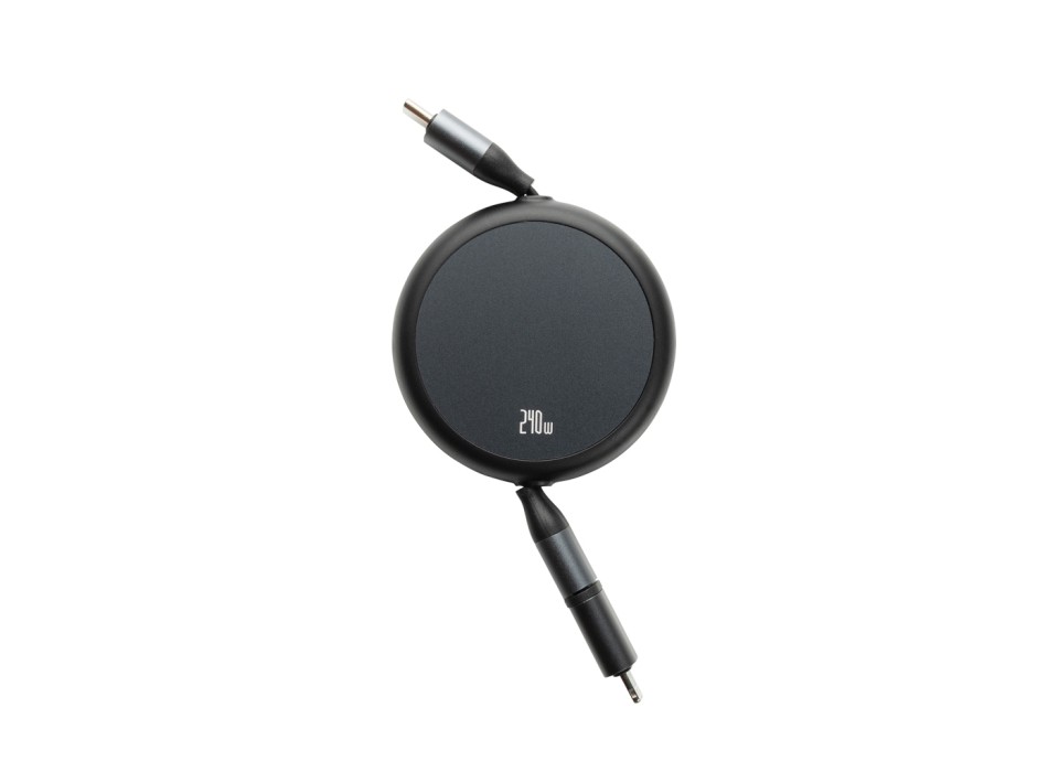 Cavo retrattile da 240W 2in1 Terra in rAlluminio RCS FullGadgets.com