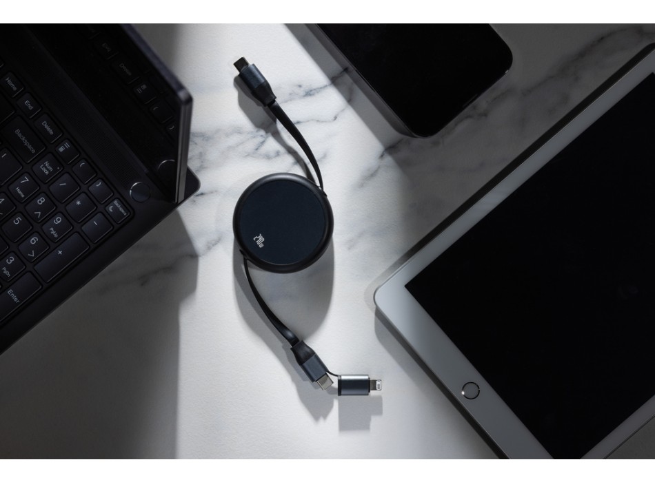 Cavo retrattile da 240W 2in1 Terra in rAlluminio RCS FullGadgets.com