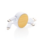 Cavo retrattile Ontario 6 in 1 in plastica riciclata RCS FullGadgets.com