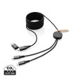 Cavo Terra riciclato da 3 metri 4 in 1 in PET RCS FullGadgets.com