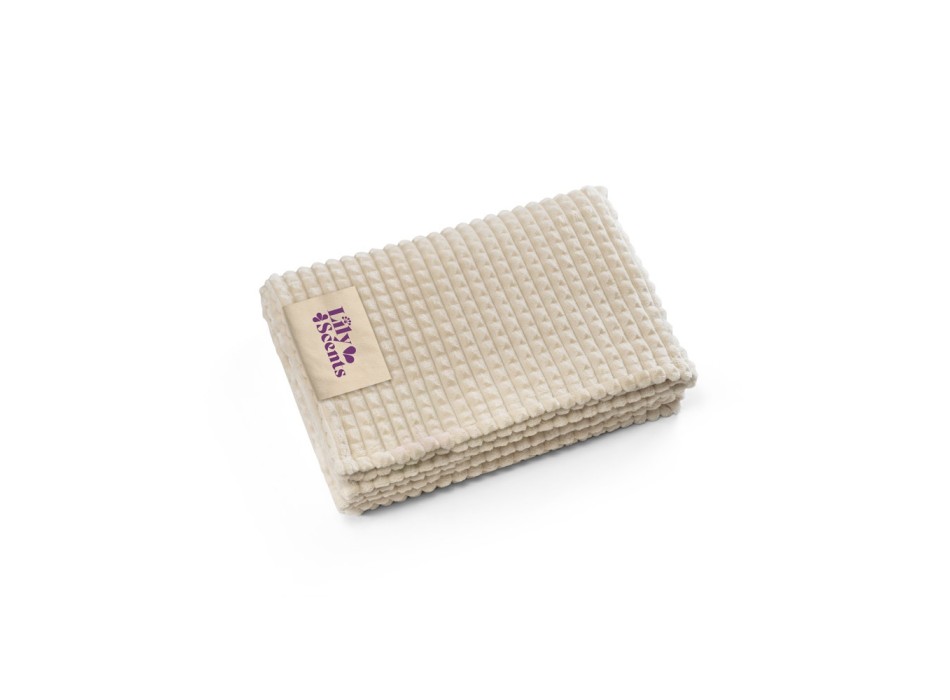 CELINE. Coperta in poliestere riciclato (100% rPET) con dettaglio cucito per la personalizzazione FullGadgets.com