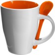 Ceramic mug with spoon Eduardo FullGadgets.com