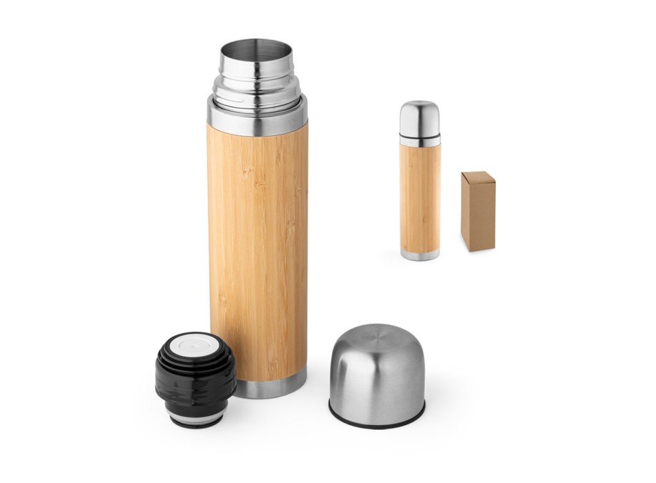 CEYLON. Borraccia termica in bambù e acciaio inox 450 mL FullGadgets.com