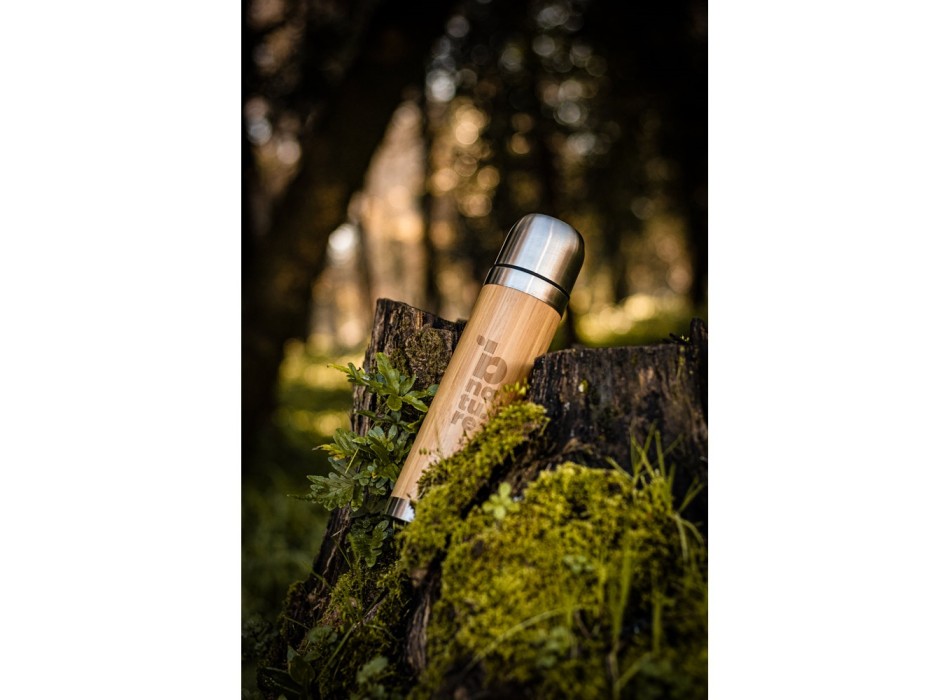CEYLON. Borraccia termica in bambù e acciaio inox 450 mL FullGadgets.com