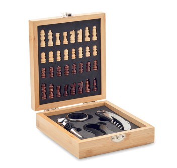 CHESSET - Set da vino con scacchiera FullGadgets.com