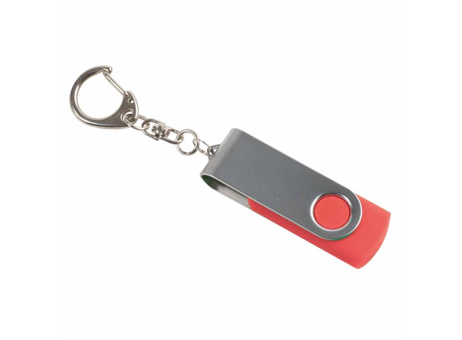 Chiavetta girevole USB 8Gb ABS gommata/Metallo Possibilità di import su richiesta FullGadgets.com