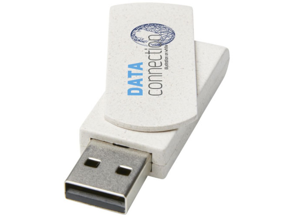 Chiavetta USB Rotate da 4 GB in paglia di grano FullGadgets.com