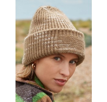 Chunky Knitted Patch Beanie FullGadgets.com