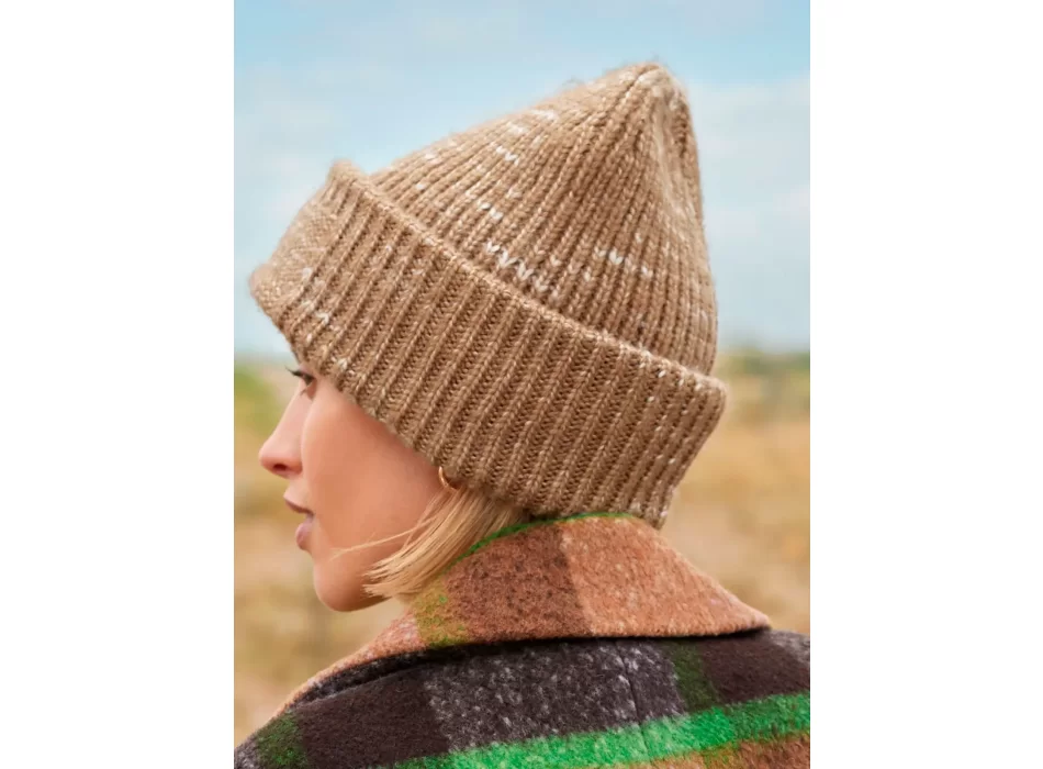 Chunky Knitted Patch Beanie FullGadgets.com