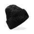 Chunky Knitted Patch Beanie