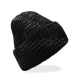 Chunky Knitted Patch Beanie FullGadgets.com