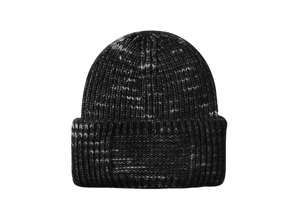 Chunky Knitted Patch Beanie FullGadgets.com