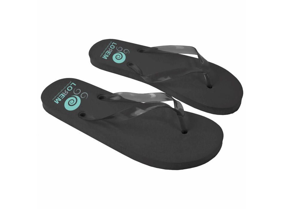 Ciabatte infradito UNISEX con suola in PE (120g), fascetta in PVC. Taglia unica (40-44) FullGadgets.com