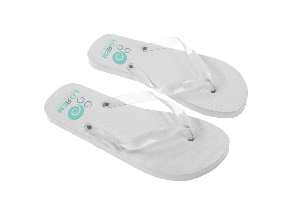 Ciabatte infradito UNISEX con suola in PE (120g), fascetta in PVC. Taglia unica (40-44) FullGadgets.com