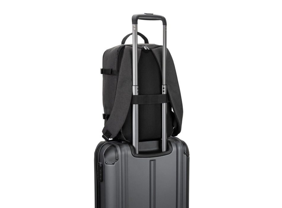 CIES. Zaino in poliestere riciclato 600D ad alta densità. Sviluppato per soddisfare le dimensioni richieste dalle compagnie aeree FullGadgets.com