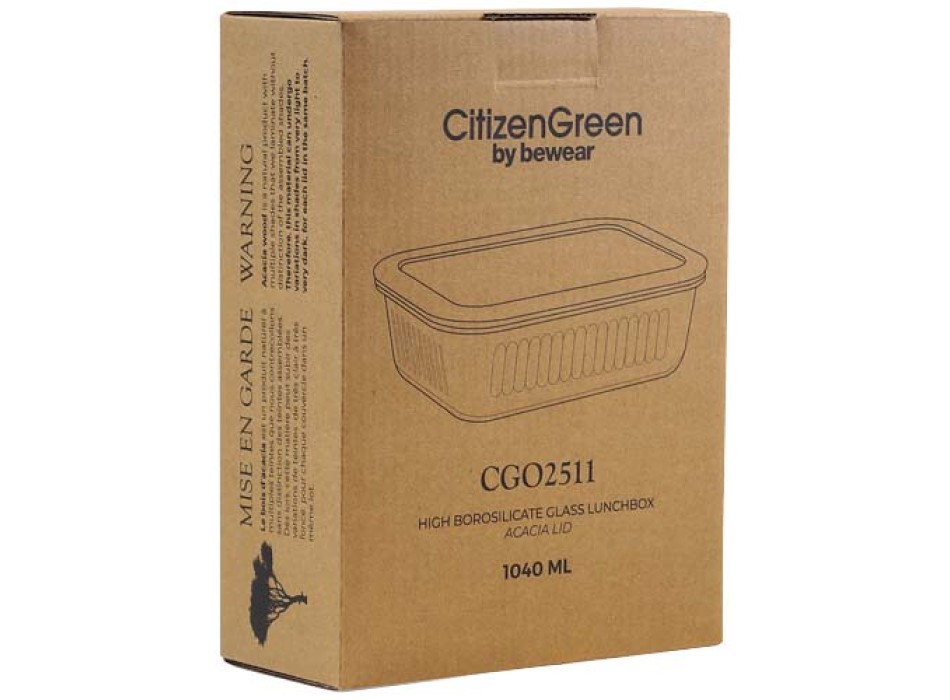 Citizen Green Purlunch: contenitore per il pranzo in vetro borosilicato da 1000 ml FullGadgets.com