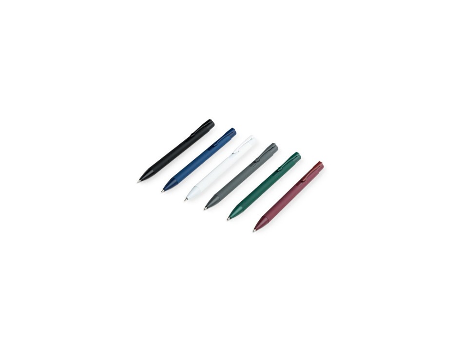 CLINT. Penna a sfera in alluminio riciclato (100% rAL) con finitura in gomma FullGadgets.com