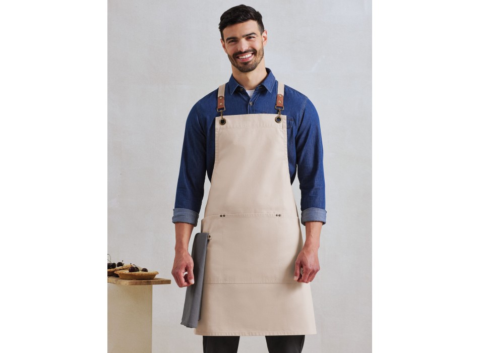 Clip & Clasp' Cross-Back Bib Apron FullGadgets.com
