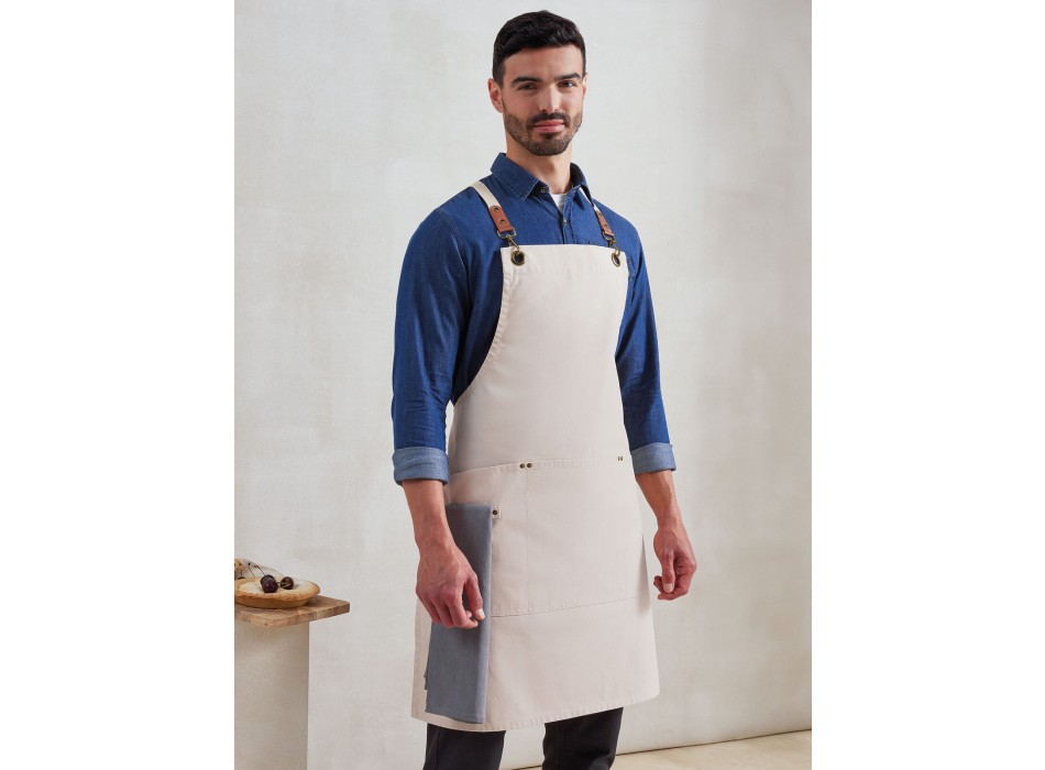 Clip & Clasp' Cross-Back Bib Apron FullGadgets.com