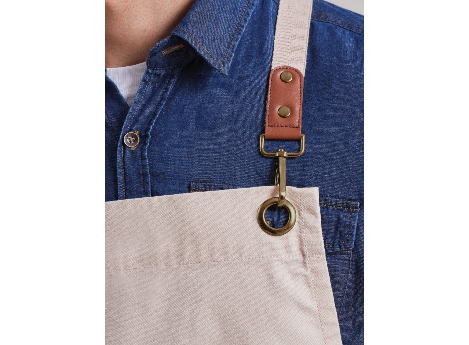 Clip & Clasp' Cross-Back Bib Apron FullGadgets.com