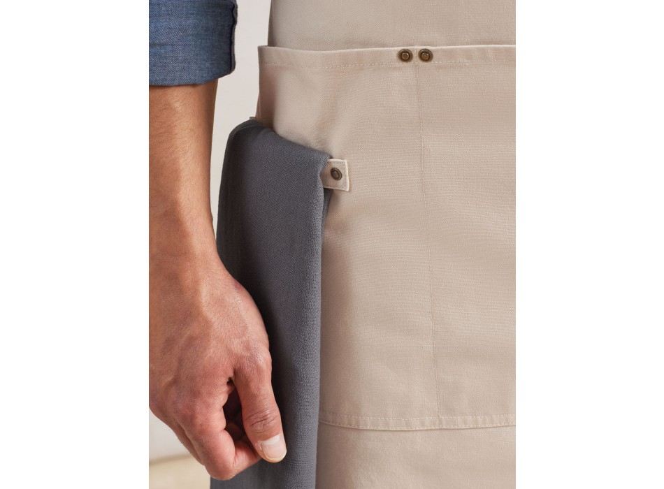 Clip & Clasp' Cross-Back Bib Apron FullGadgets.com