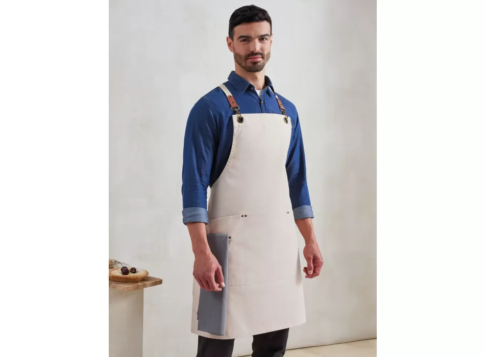 Clip & Clasp' Cross-Back Bib Apron FullGadgets.com