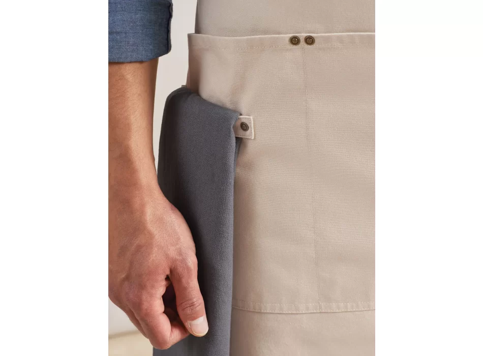 Clip & Clasp' Cross-Back Bib Apron FullGadgets.com