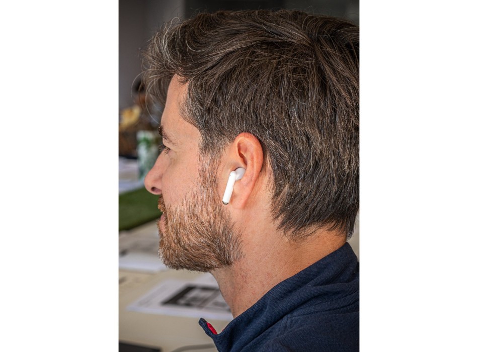 COBAIN. Auricolari wireless con 5 ore di autonomia in ABS riciclato (100% rABS) e bambù FullGadgets.com