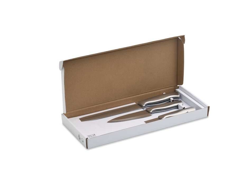 COCINERO - Set 3 coltelli in acciaio inox FullGadgets.com