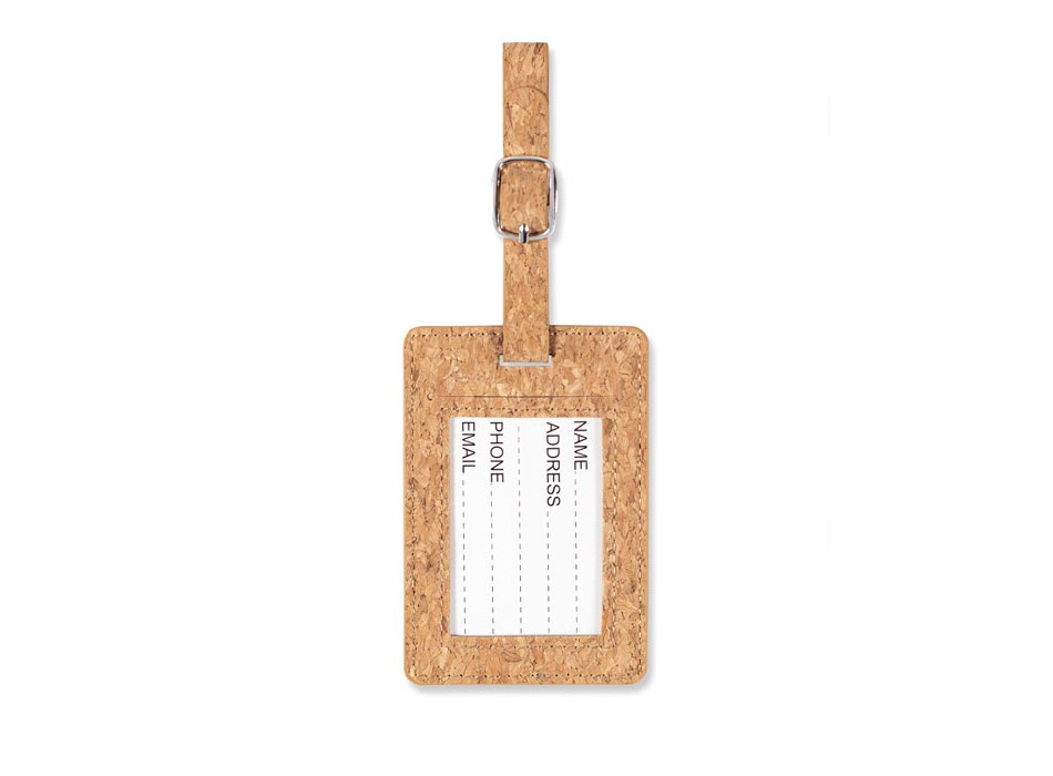 COCO - Etichetta bagagli in sughero FullGadgets.com
