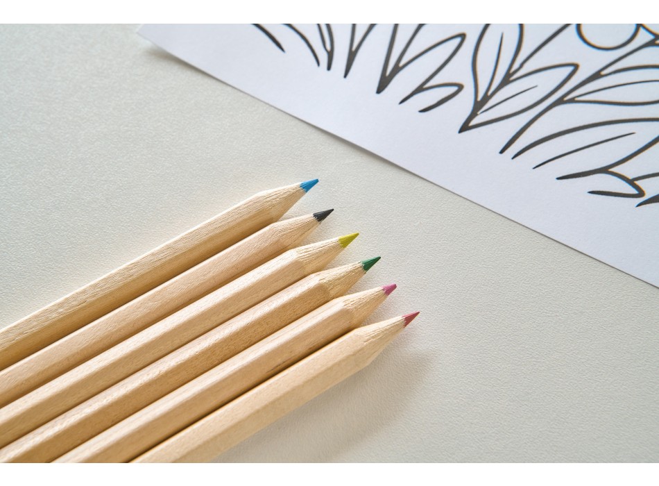 Colored pencil set Gigi | 6 pcs FullGadgets.com