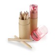 Colored pencil set Libbie | Recycled cardboard | 6 pcs FullGadgets.com