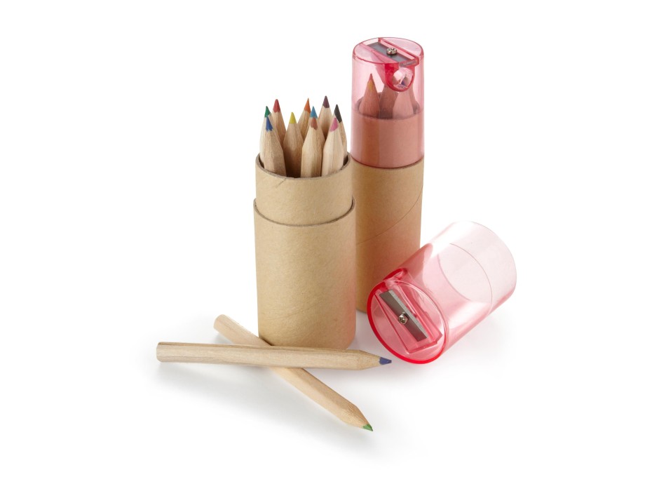 Colored pencil set Libbie | Recycled cardboard | 6 pcs FullGadgets.com