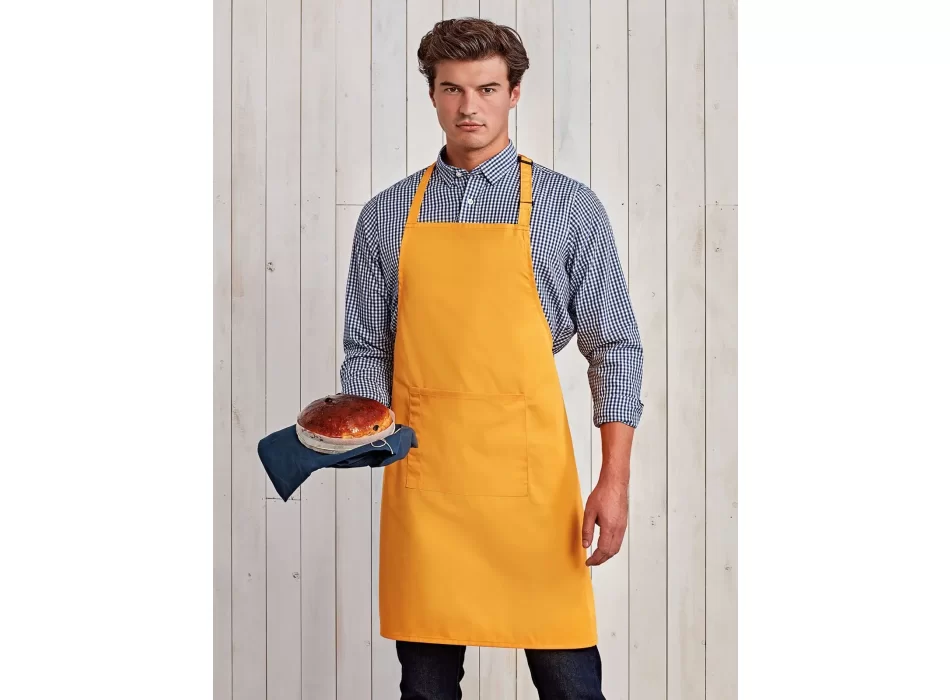 Colours Bib Apron With Pocket FullGadgets.com