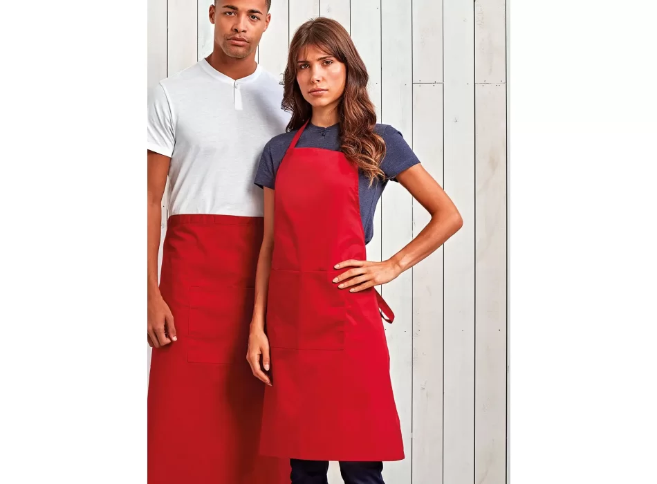 Colours Bib Apron With Pocket FullGadgets.com