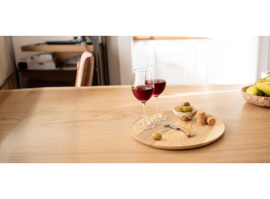 Coltello da cameriere, in bamboo e acciaio inox Lenny FullGadgets.com