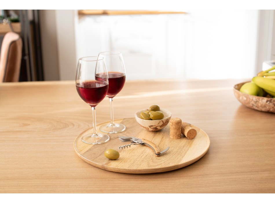 Coltello da cameriere, in bamboo e acciaio inox Lenny FullGadgets.com