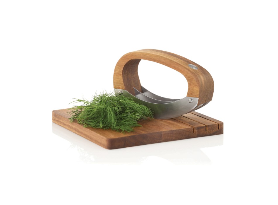 Coltello da cucina AdHoc RoccaVerde con tagliere FullGadgets.com