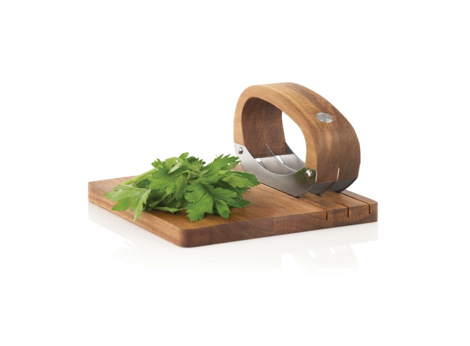 Coltello da cucina AdHoc RoccaVerde con tagliere FullGadgets.com