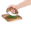 Coltello da cucina AdHoc RoccaVerde con tagliere FullGadgets.com