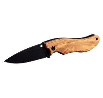 Coltello pieghevole in legno d'ulivo SCX.design T33 FullGadgets.com